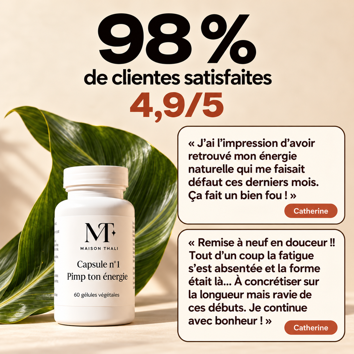 Capsule n°1 – Complément énergie femmes 40+