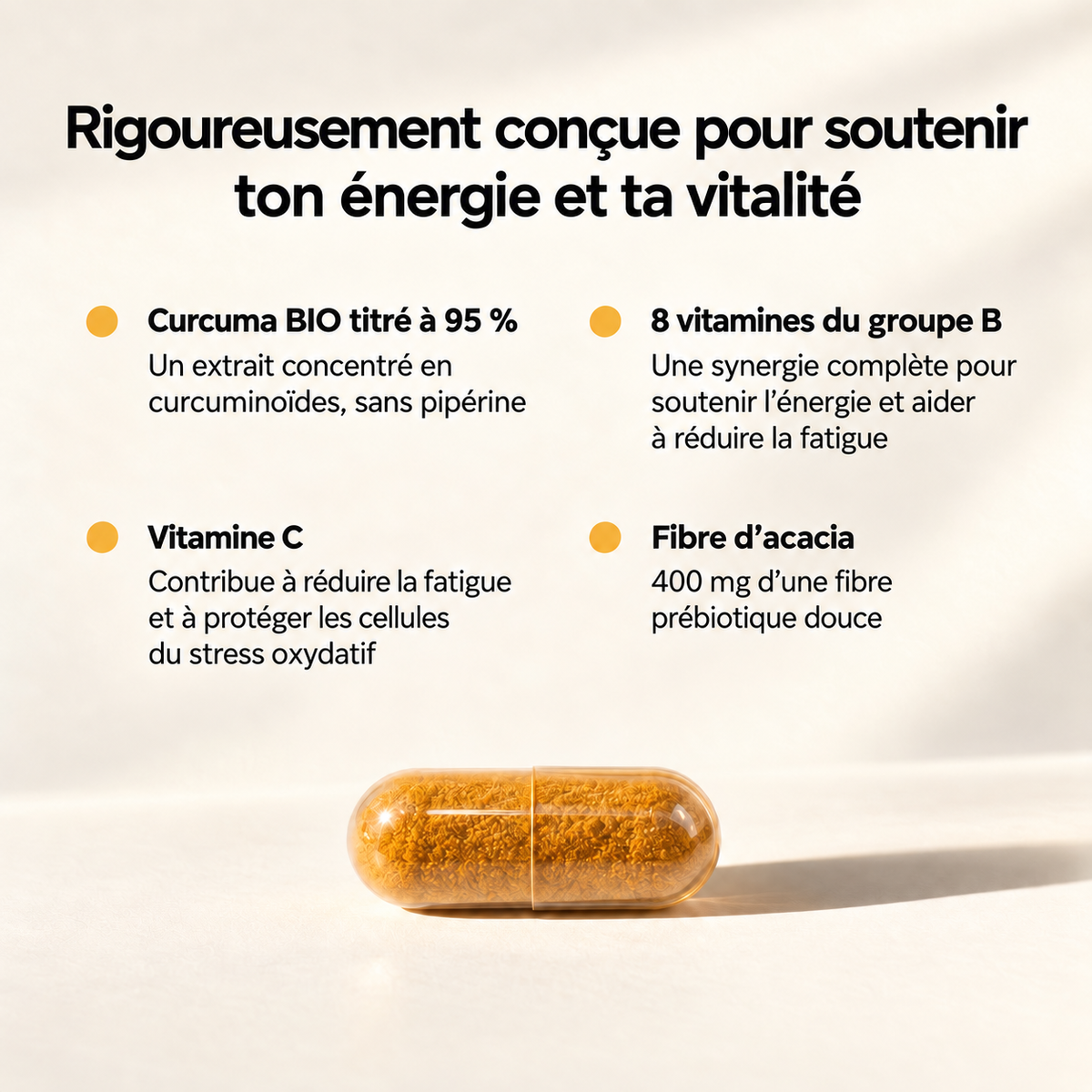 Capsule n°1 – Complément au curcuma bio